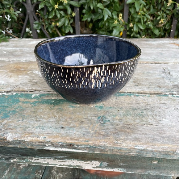 Meritage Jasper blue bowls set of 2 new - Picture 2 of 9